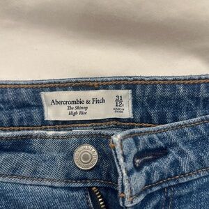 Abercrombie & Fitch Blue High Rise Jeans